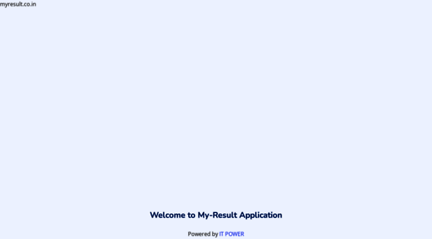 myresult.co.in