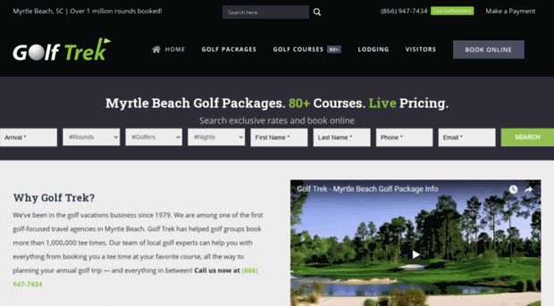 myrtlebeachgolftrek.com
