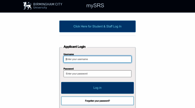 mysrs.bcu.ac.uk