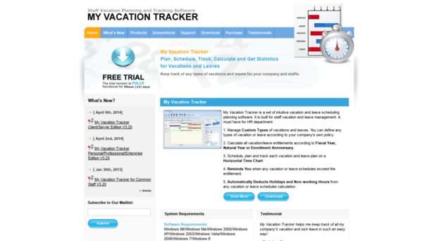 myvacationtracker.com