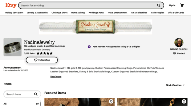 nadinejewelry.com