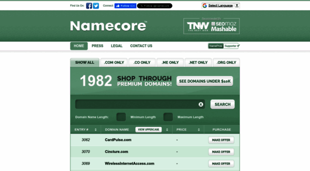 namecore.com