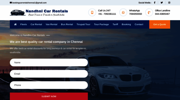 nandhnicarrentals.com