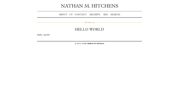 nathanhitchens.com