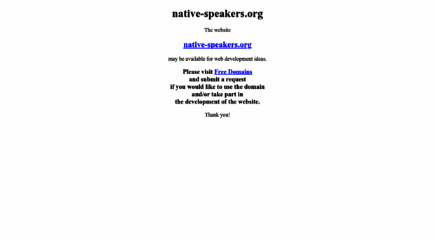 native-speakers.org