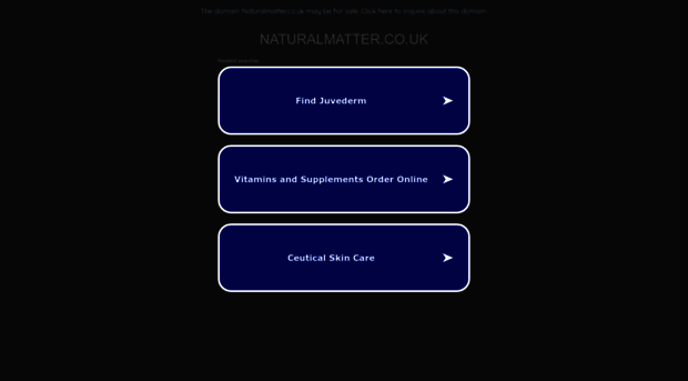 naturalmatter.co.uk