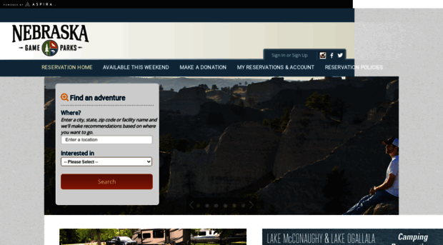 nebraskastateparks.reserveamerica.com