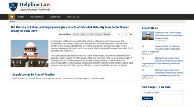 news.helplinelaw.com