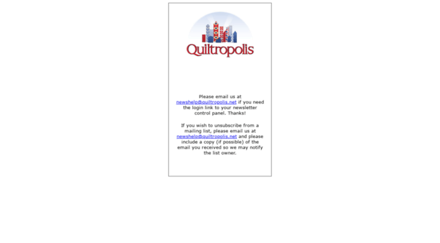newsletters.quiltropolis.net