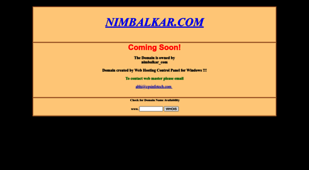 nimbalkar.com