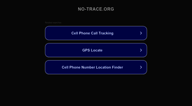 no-trace.org