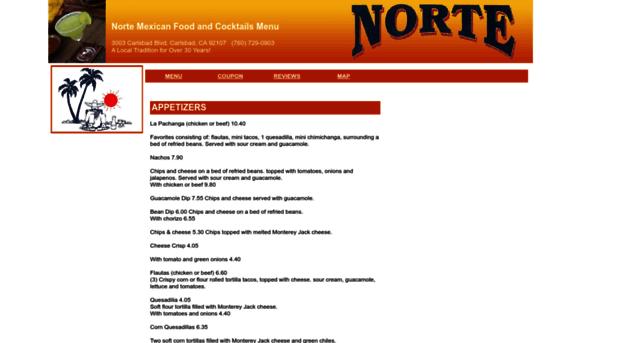 nortemexicanrestaurant.menutoeat.com