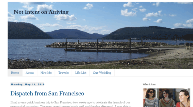 notintentonarriving.com