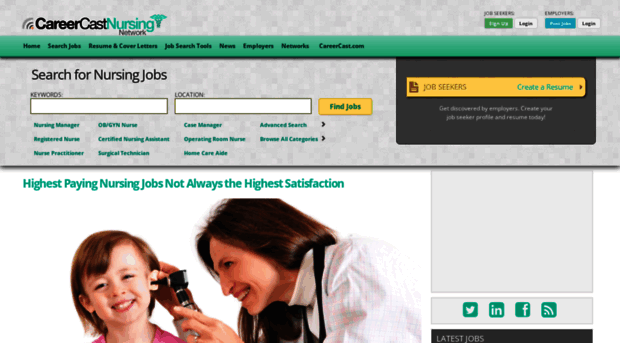 nursing.careercast.com
