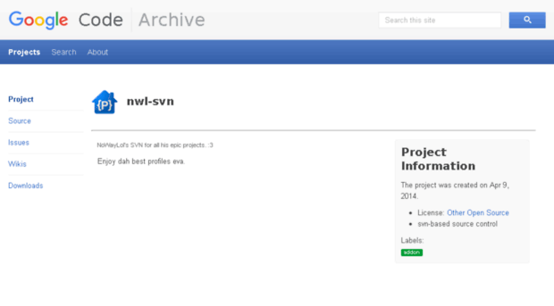 nwl-svn.googlecode.com