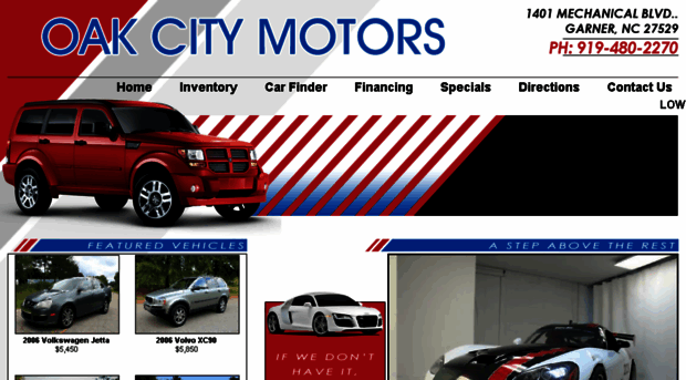oakcitymotorsnc.com