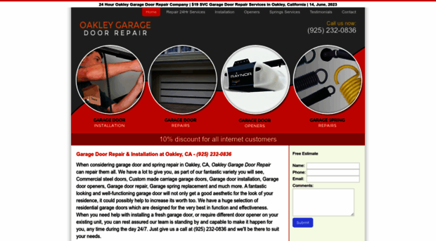 oakleygaragedoorrepair.biz