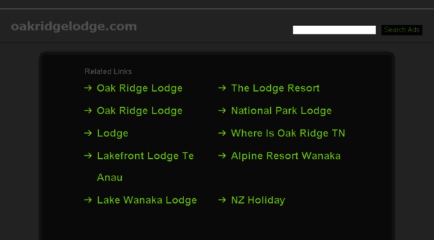 oakridgelodge.com