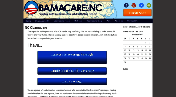 obamacarefornc.com