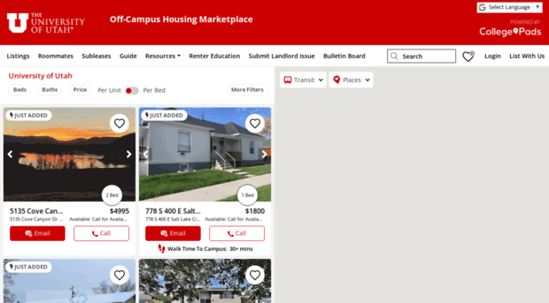 offcampushousing.utah.edu