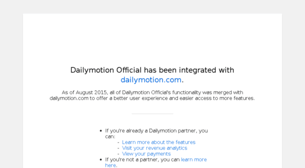 official.dailymotion.com