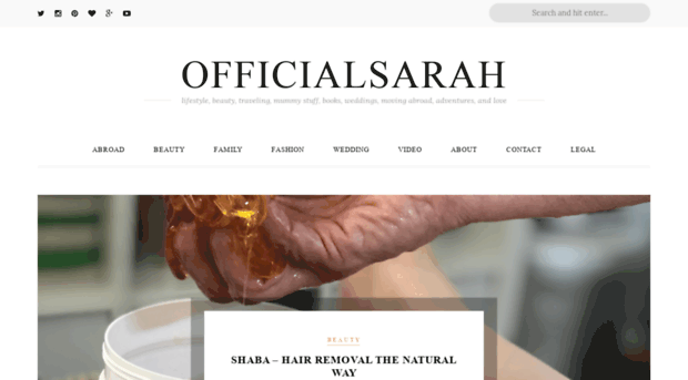 officialsarah.com