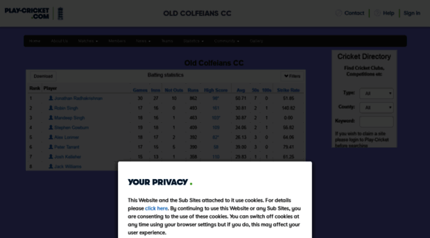 oldcolfeians.play-cricket.com