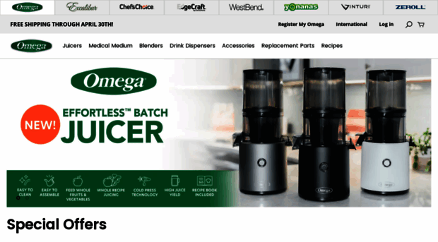 omegajuicersdirect.com