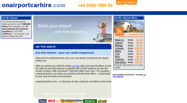 onairportcarhire.com