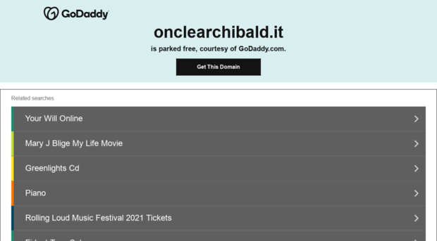 onclearchibald.it