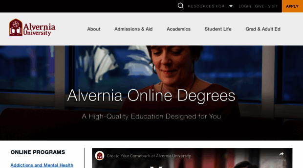 online.alvernia.edu