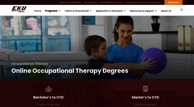 onlineoccupationaltherapyprograms.eku.edu