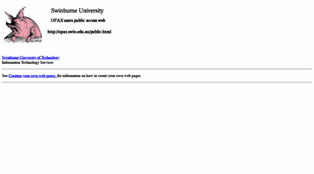 opax.swin.edu.au