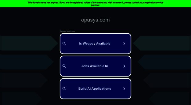 opusys.com