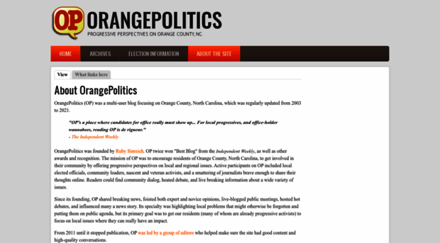 orangepolitics.org
