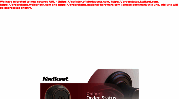 orderstatus.kwikset.com