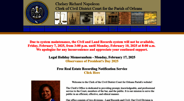 orleanscivilclerk.com