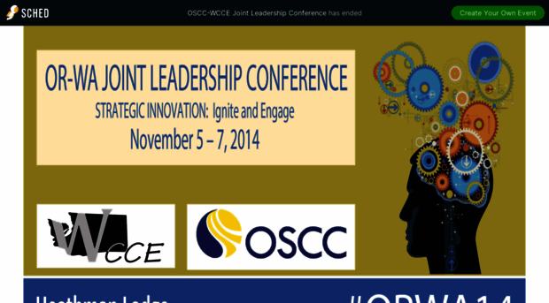 osccwccejointleadershipconf2014.sched.org