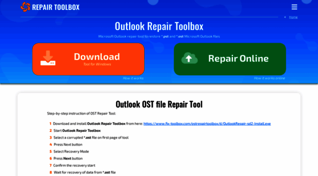 ostrepairtoolbox.com