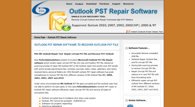 outlook.pstrepairsoftware.com