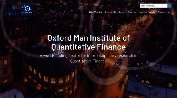 oxford-man.ox.ac.uk