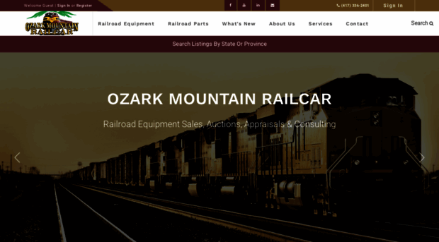 ozarkmountainrailcar.com