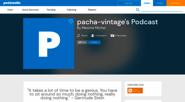 pacha-vintage.podomatic.com