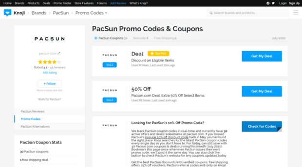 pacificsunwear.bluepromocode.com
