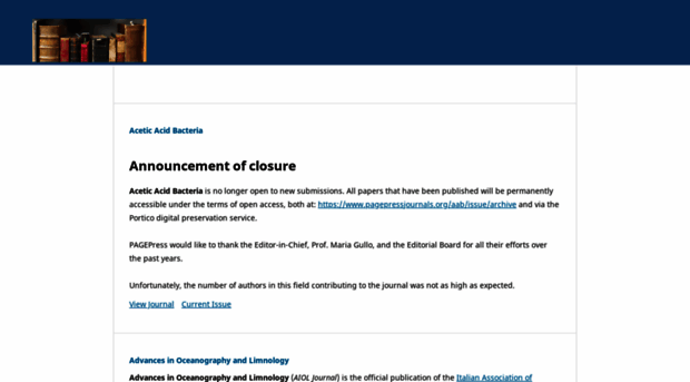 pagepressjournals.org