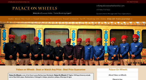 palaceonwheelsindia.com