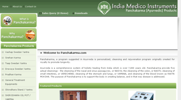 panchakarmaproducts.com