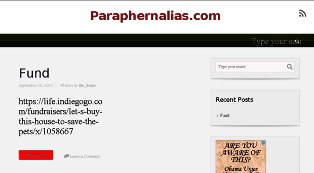 paraphernalias.com