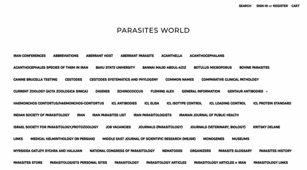 parasites-world.com