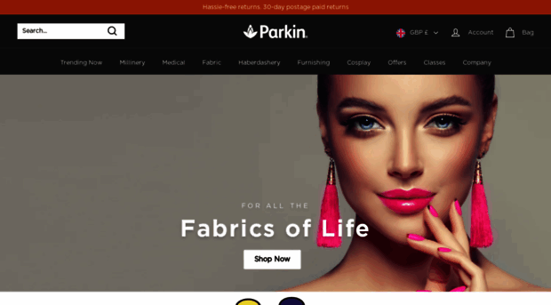 parkinfabrics.co.uk